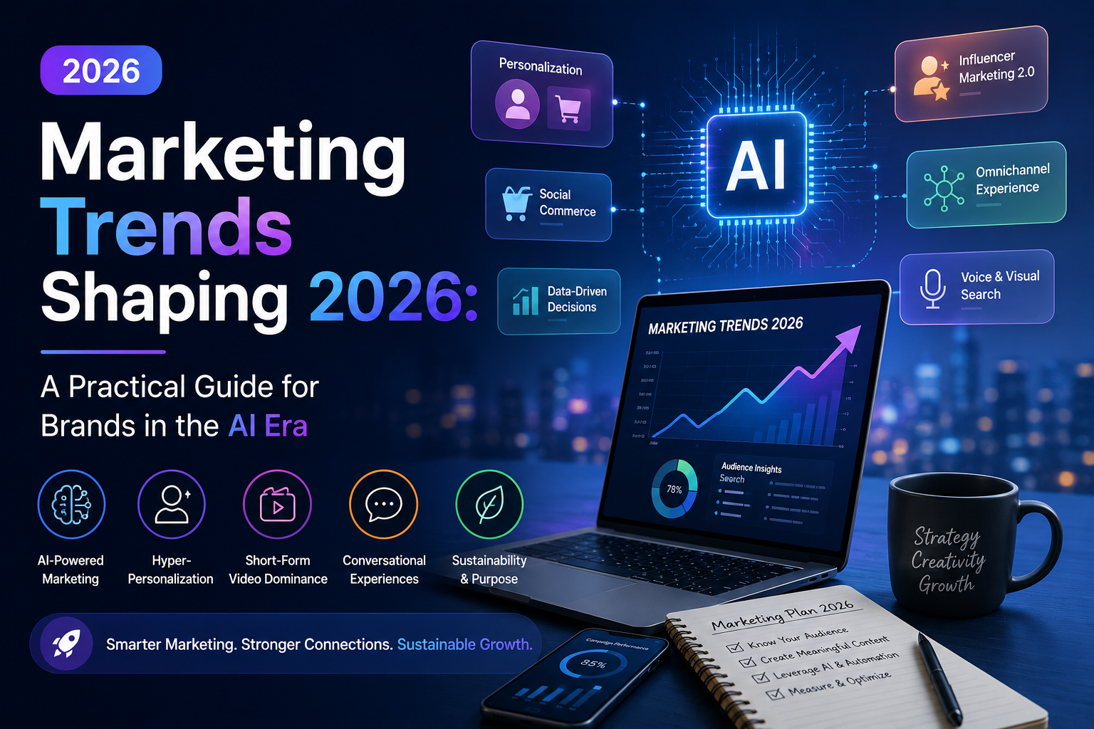 Marketing Trends Shaping 2026: A Practical Guide for Brands in the AI Era