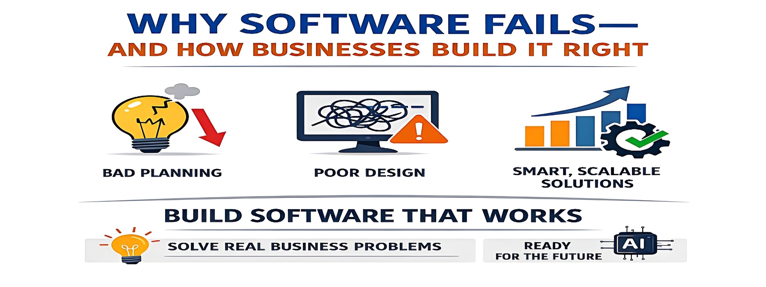Why Most Software Projects Fail—and How Smart Businesses Build Software That Actually Works